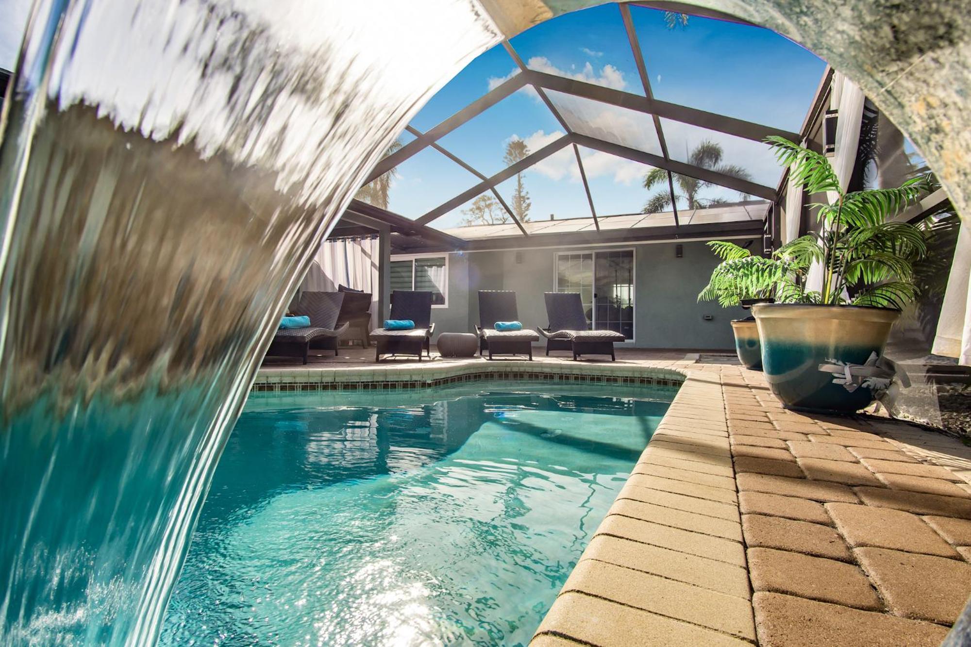 Апартаменти Luxury Zen Den With Heated Pool Just Off Siesta Key Сарасота Екстер'єр фото